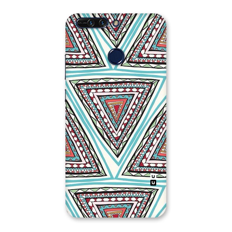 Triangle Abstract Mode Back Case for Honor 8 Pro