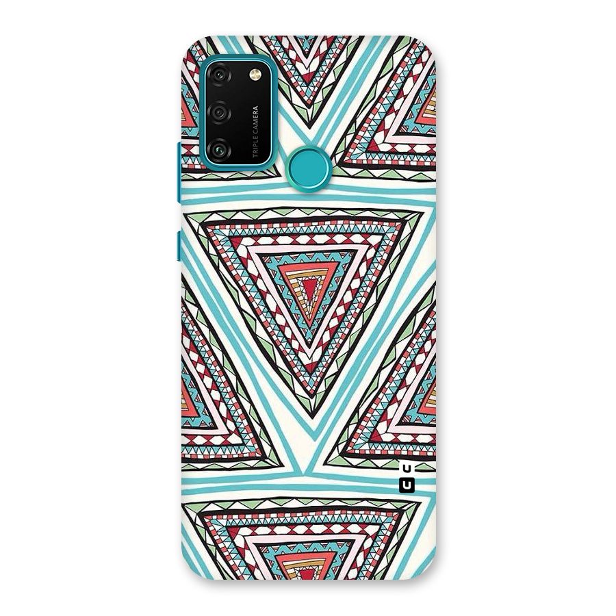 Triangle Abstract Mode Back Case for Honor 9A