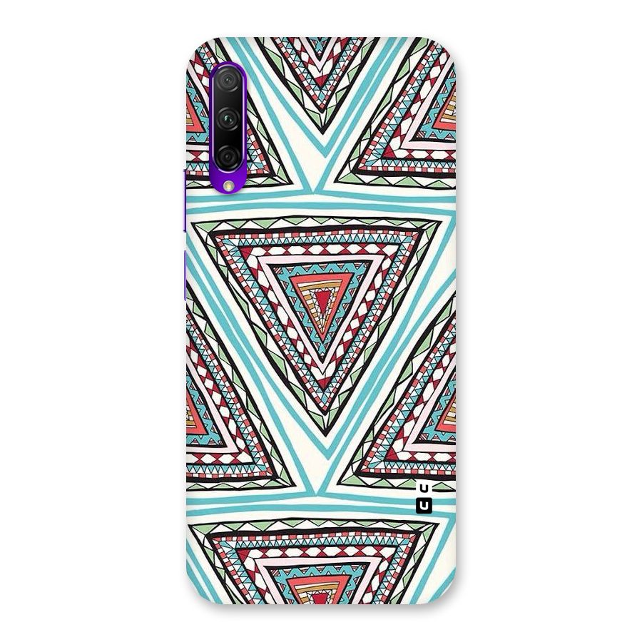 Triangle Abstract Mode Back Case for Honor 9X Pro