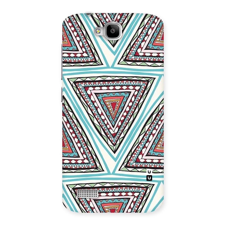 Triangle Abstract Mode Back Case for Honor Holly