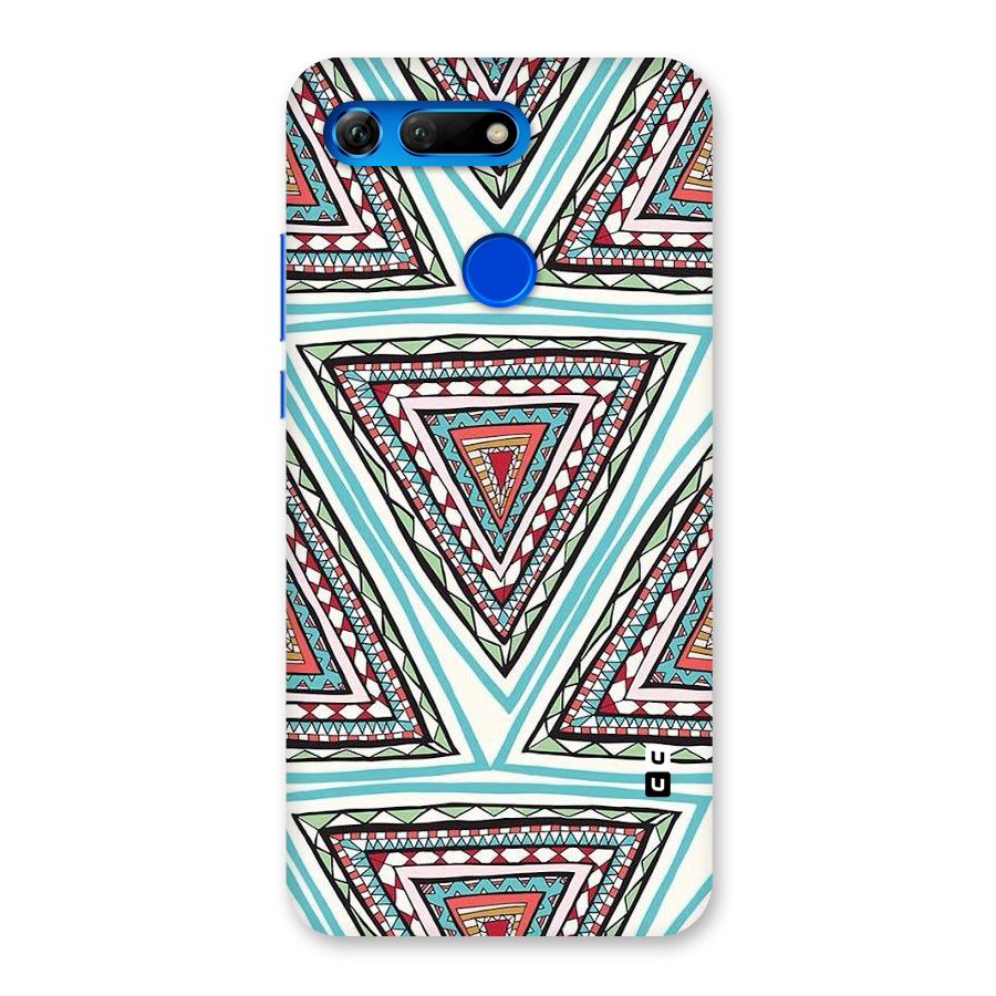 Triangle Abstract Mode Back Case for Honor View 20