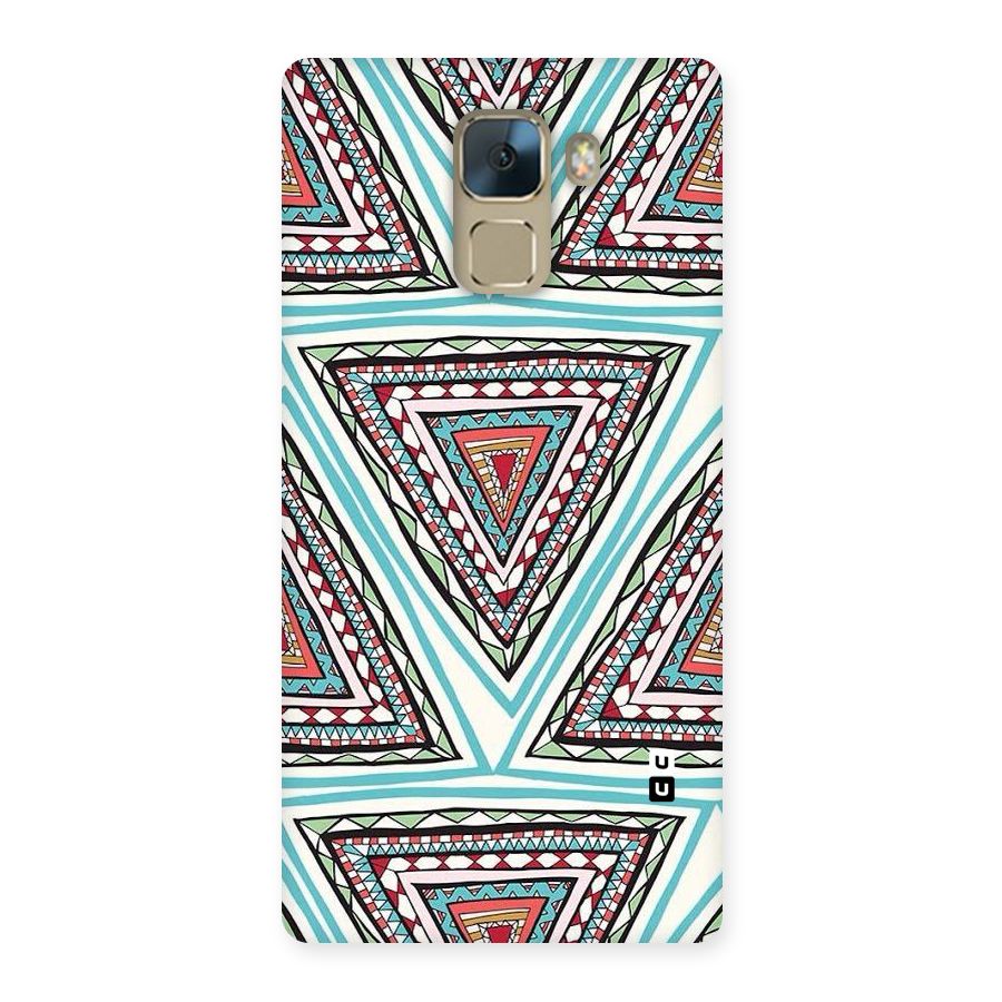Triangle Abstract Mode Back Case for Huawei Honor 7