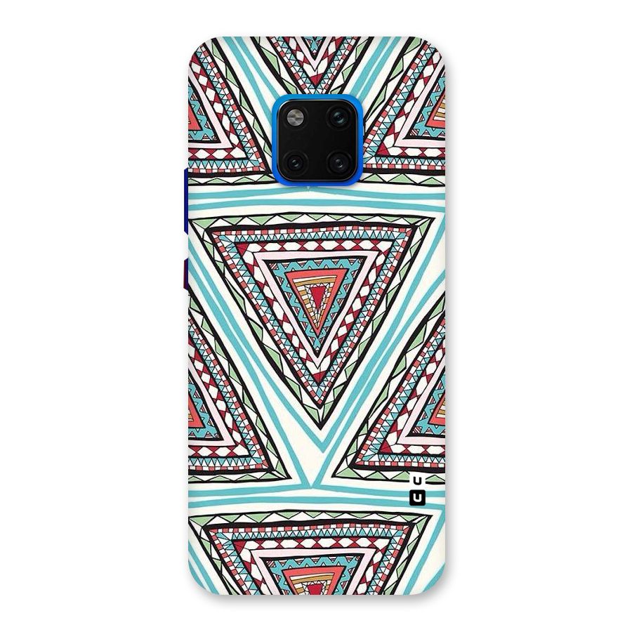 Triangle Abstract Mode Back Case for Huawei Mate 20 Pro