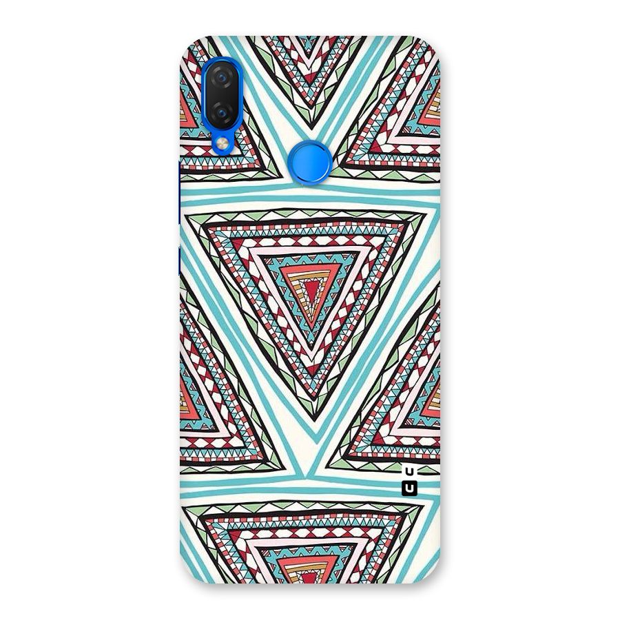Triangle Abstract Mode Back Case for Huawei P Smart+