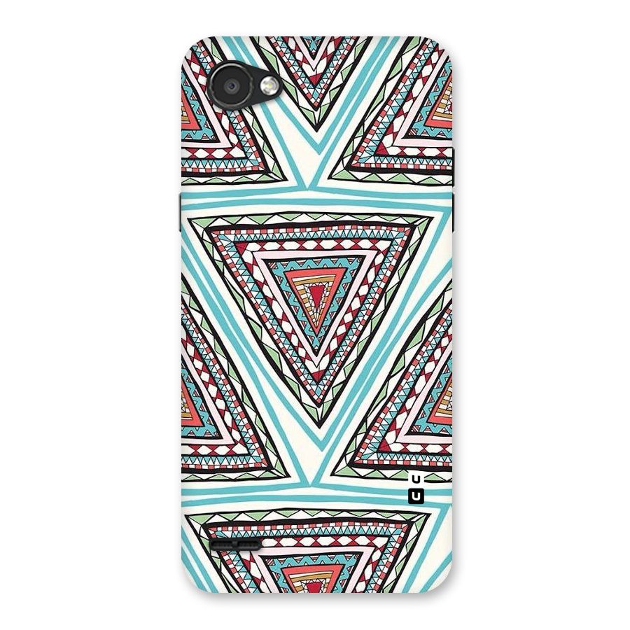 Triangle Abstract Mode Back Case for LG Q6