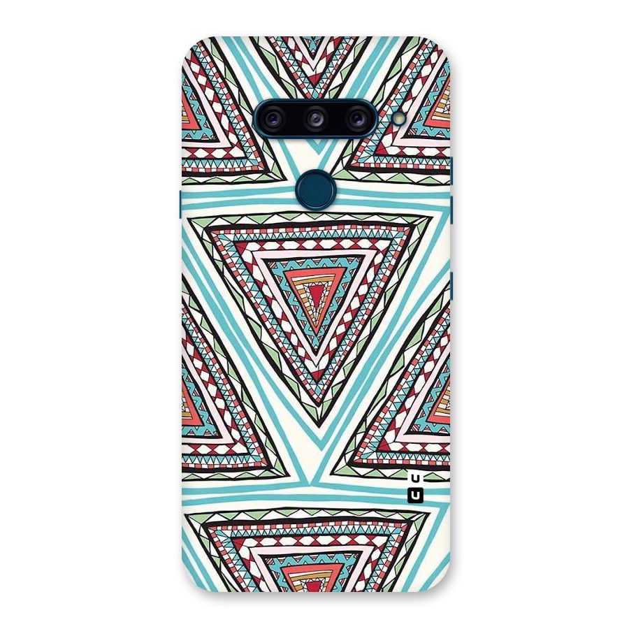 Triangle Abstract Mode Back Case for LG  V40 ThinQ