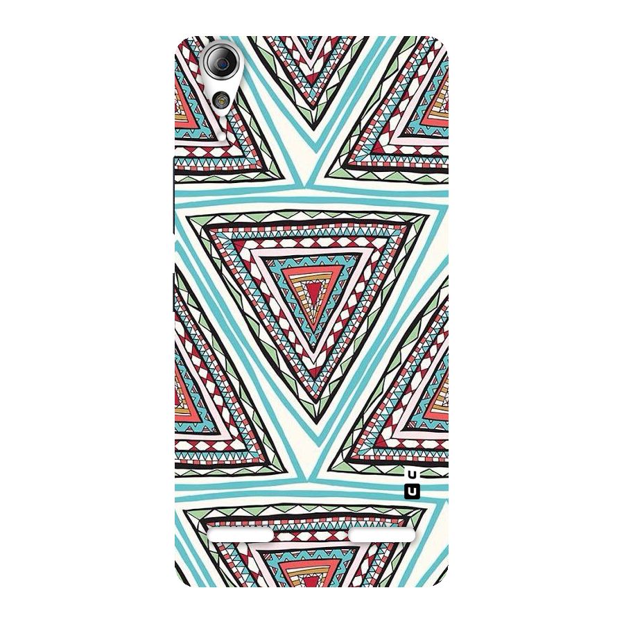 Triangle Abstract Mode Back Case for Lenovo A6000 Plus