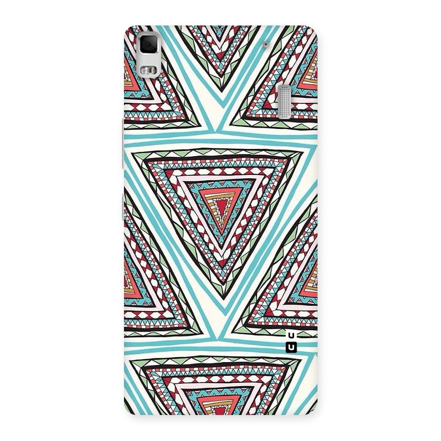 Triangle Abstract Mode Back Case for Lenovo K3 Note