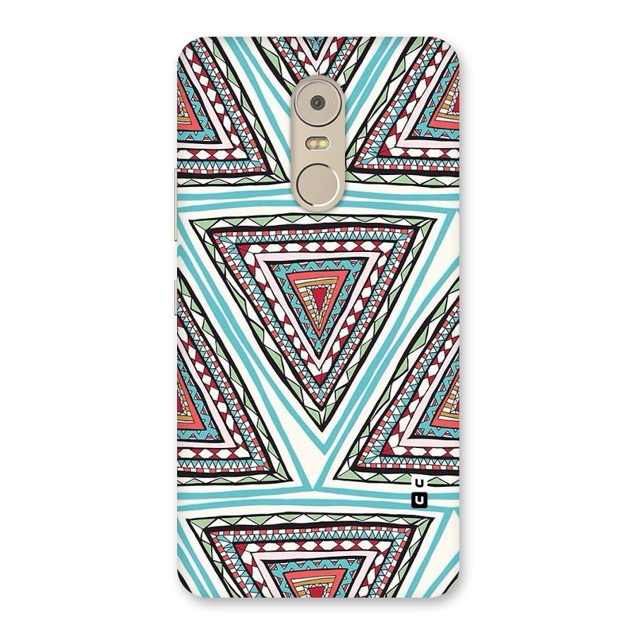 Triangle Abstract Mode Back Case for Lenovo K6 Note