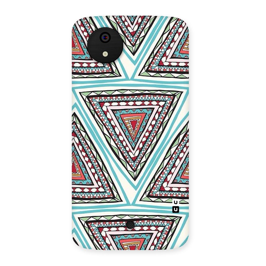 Triangle Abstract Mode Back Case for Micromax Canvas A1