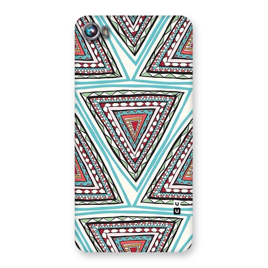 Triangle Abstract Mode Back Case for Micromax Canvas Fire 4 A107
