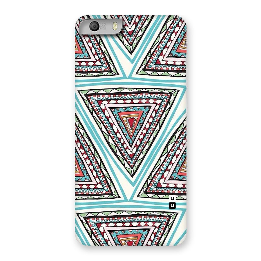 Triangle Abstract Mode Back Case for Micromax Canvas Knight 2