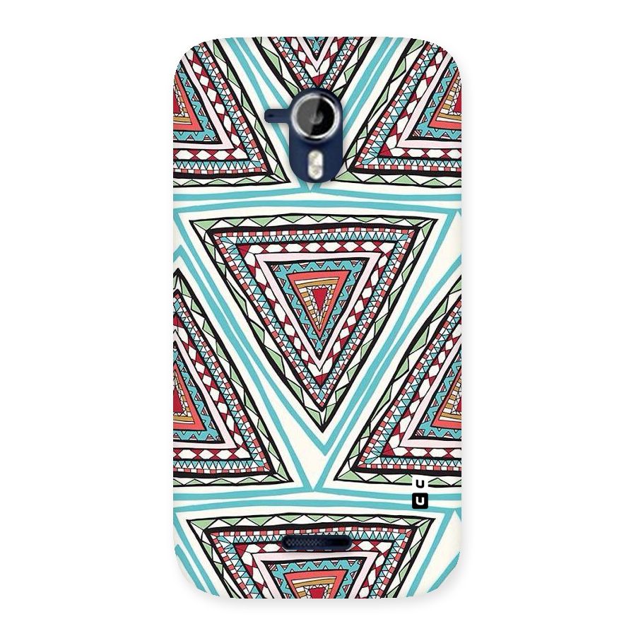 Triangle Abstract Mode Back Case for Micromax Canvas Magnus A117