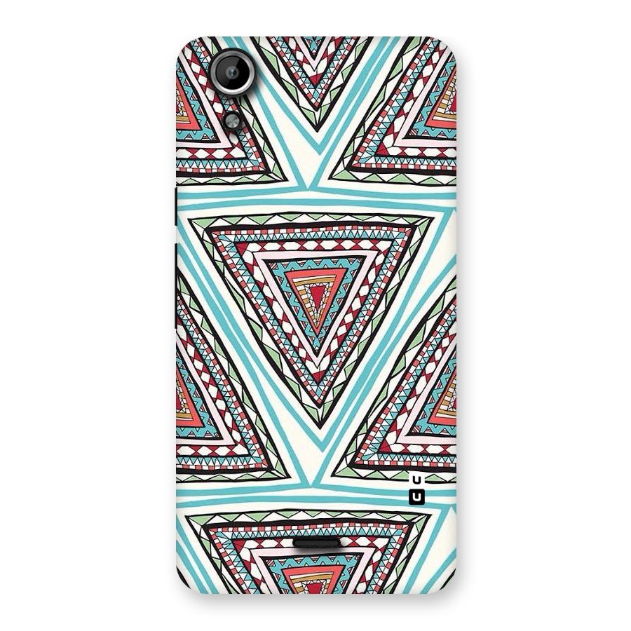 Triangle Abstract Mode Back Case for Micromax Canvas Selfie Lens Q345