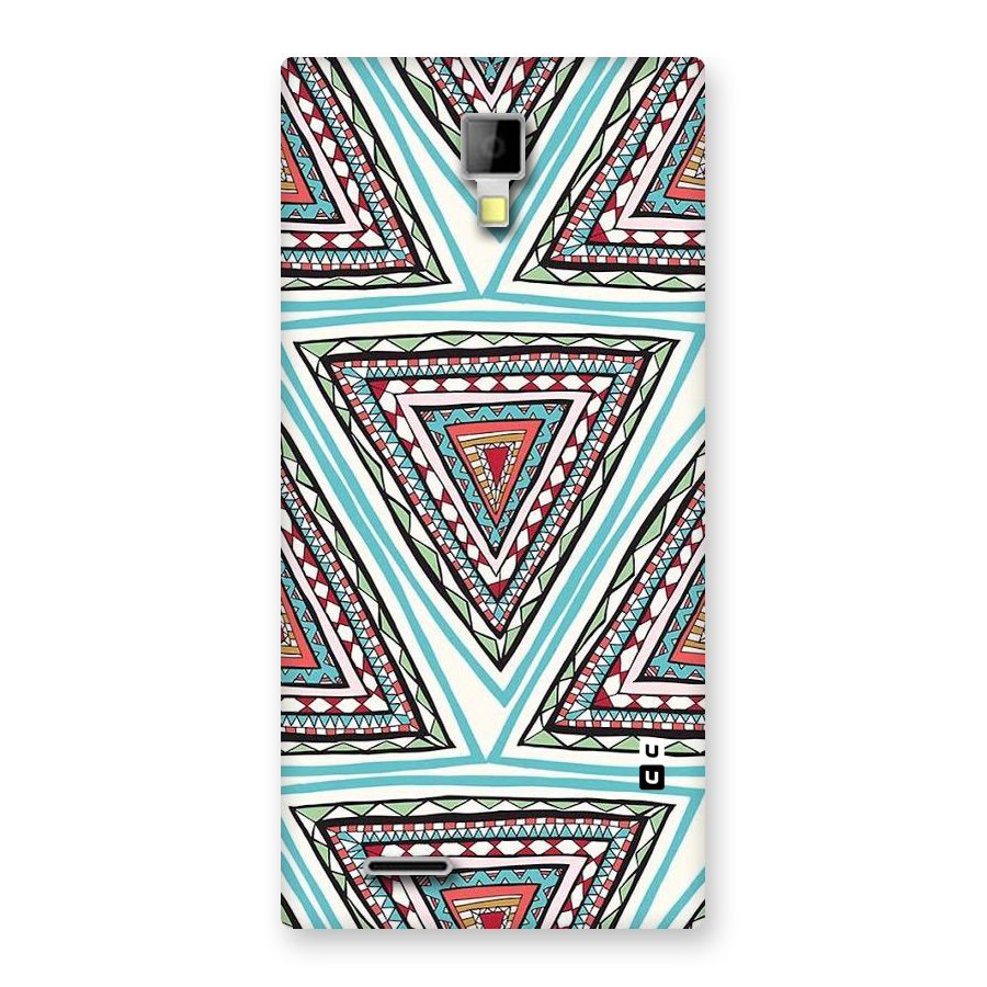 Triangle Abstract Mode Back Case for Micromax Canvas Xpress A99