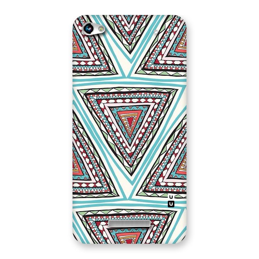 Triangle Abstract Mode Back Case for Micromax Hue 2