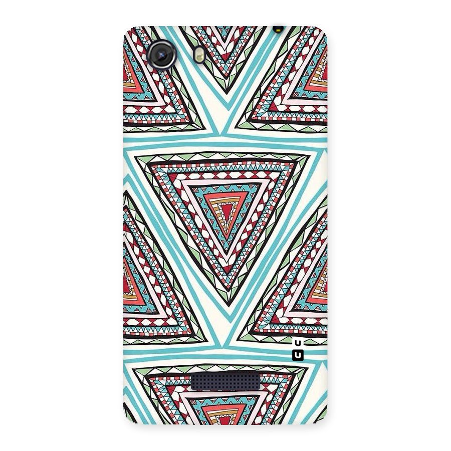 Triangle Abstract Mode Back Case for Micromax Unite 3