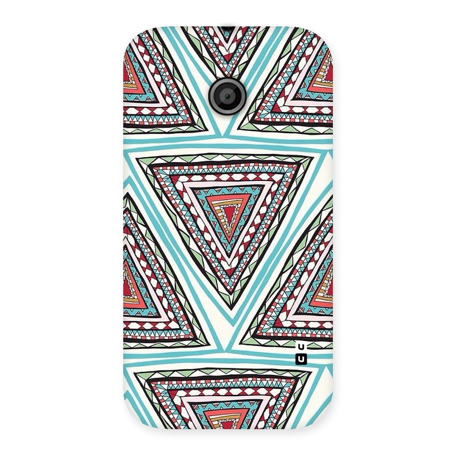 Triangle Abstract Mode Back Case for Moto E