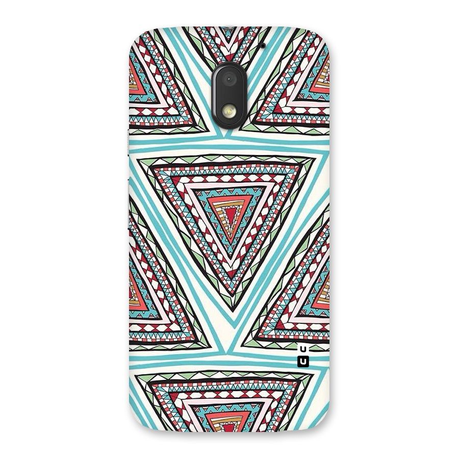 Triangle Abstract Mode Back Case for Moto E3 Power