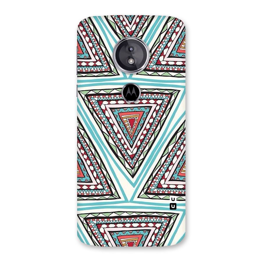 Triangle Abstract Mode Back Case for Moto E5