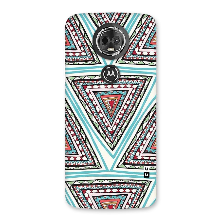 Triangle Abstract Mode Back Case for Moto E5 Plus