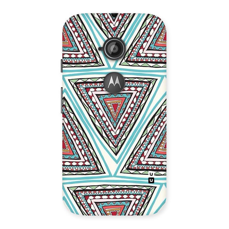 Triangle Abstract Mode Back Case for Moto E 2nd Gen