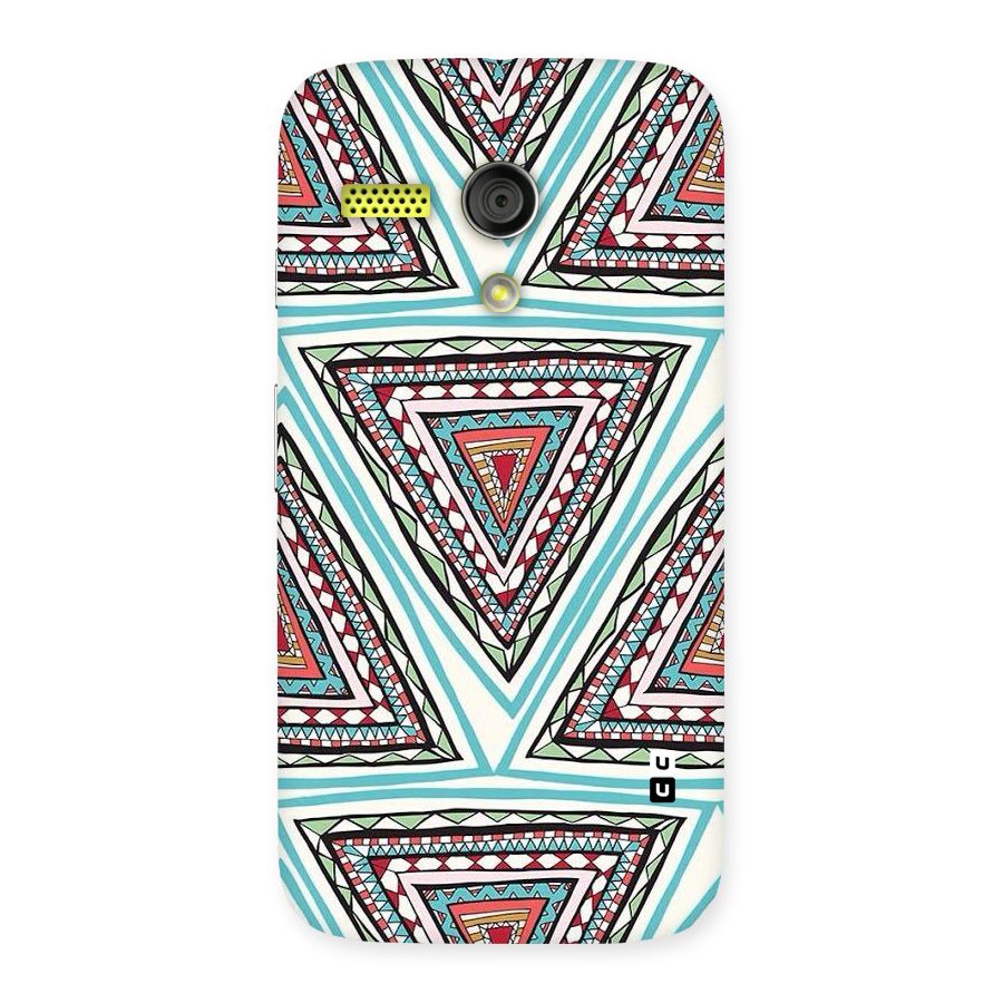 Triangle Abstract Mode Back Case for Moto G