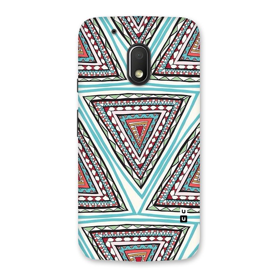 Triangle Abstract Mode Back Case for Moto G4 Play