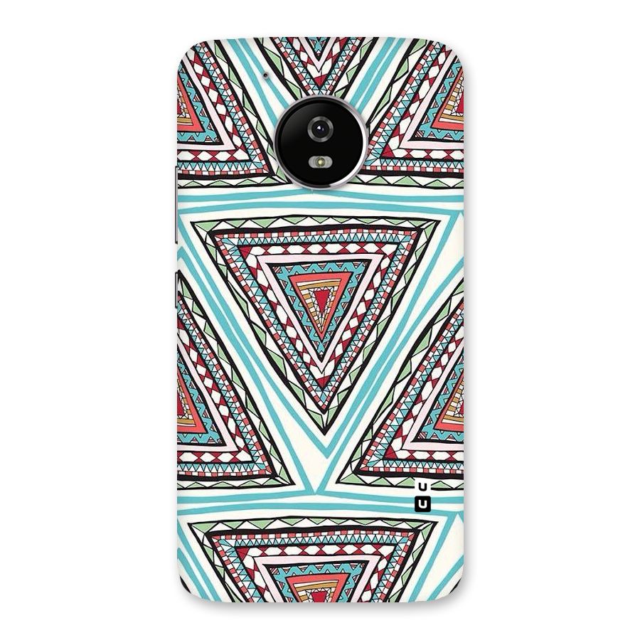 Triangle Abstract Mode Back Case for Moto G5