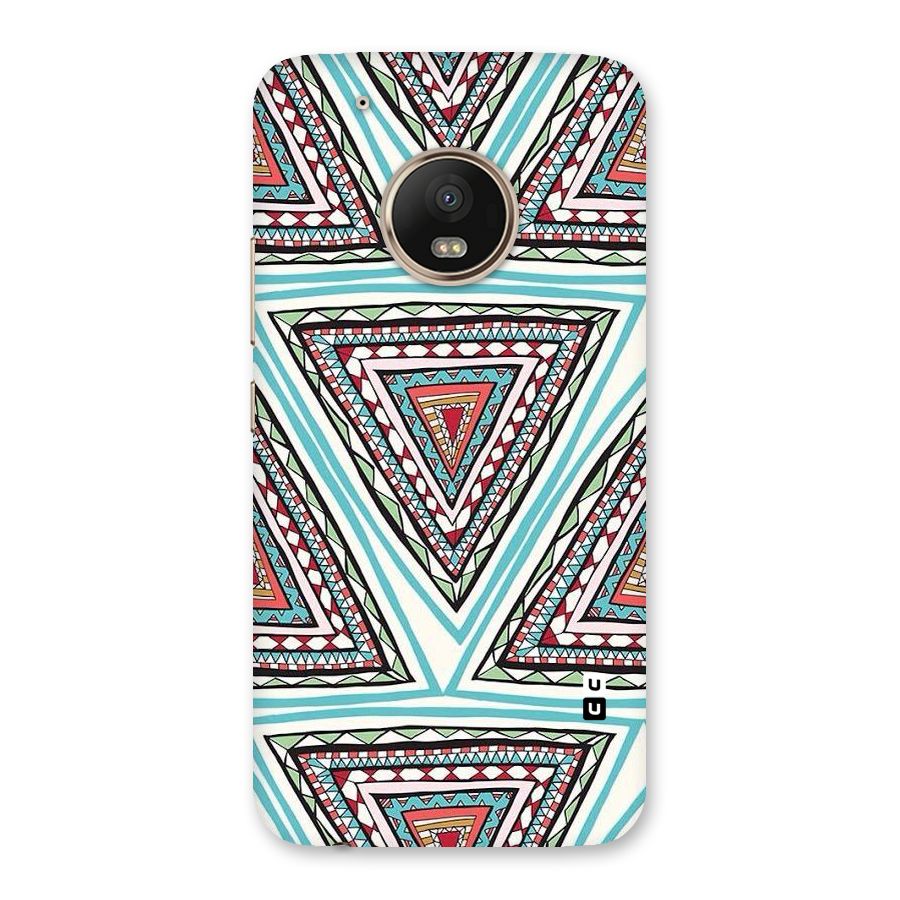 Triangle Abstract Mode Back Case for Moto G5 Plus