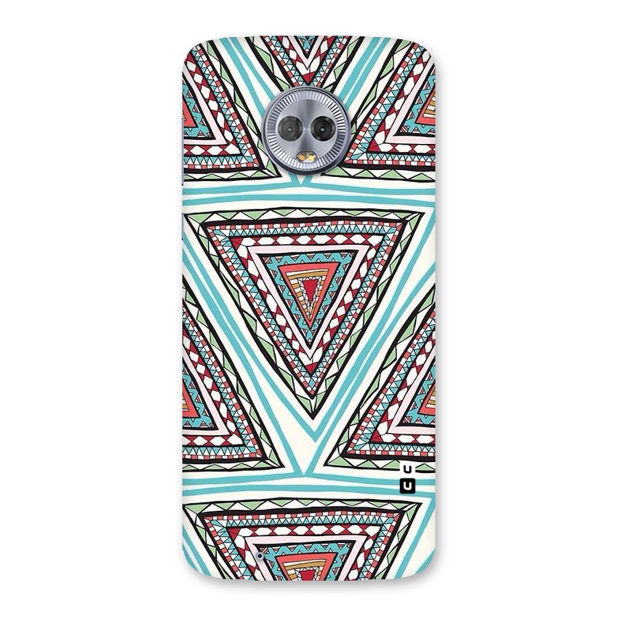 Triangle Abstract Mode Back Case for Moto G6