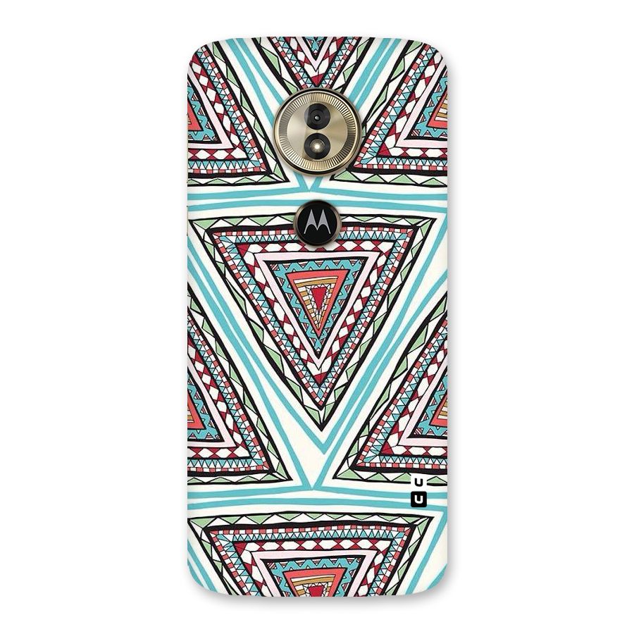 Triangle Abstract Mode Back Case for Moto G6 Play