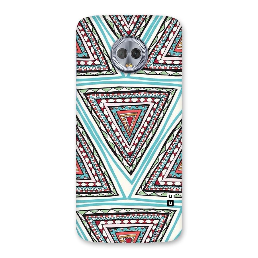 Triangle Abstract Mode Back Case for Moto G6 Plus