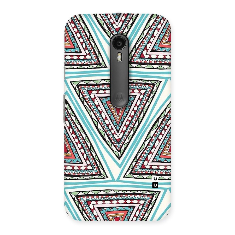 Triangle Abstract Mode Back Case for Moto G Turbo