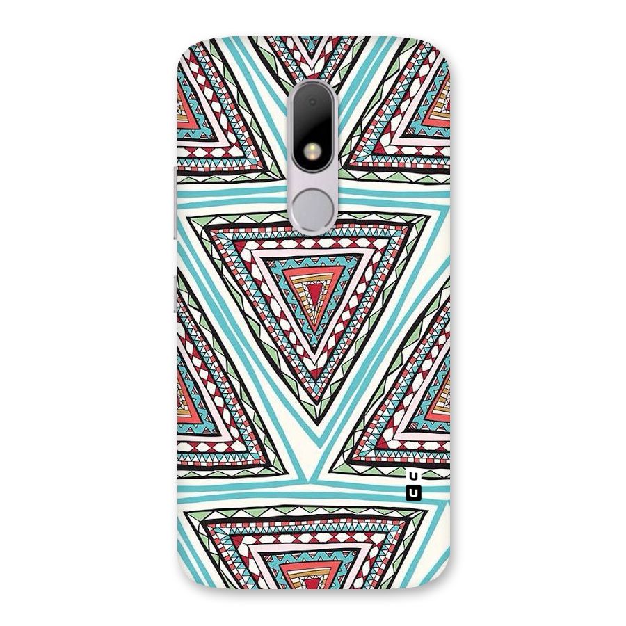 Triangle Abstract Mode Back Case for Moto M