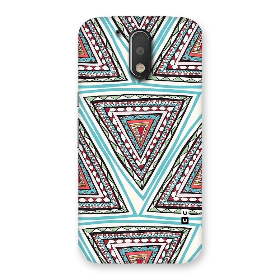 Triangle Abstract Mode Back Case for Motorola Moto G4