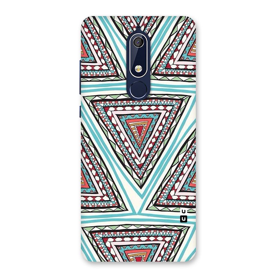 Triangle Abstract Mode Back Case for Nokia 5.1