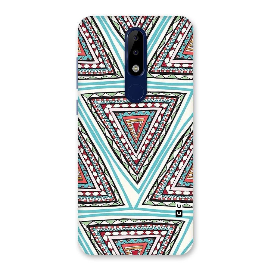 Triangle Abstract Mode Back Case for Nokia 5.1 Plus
