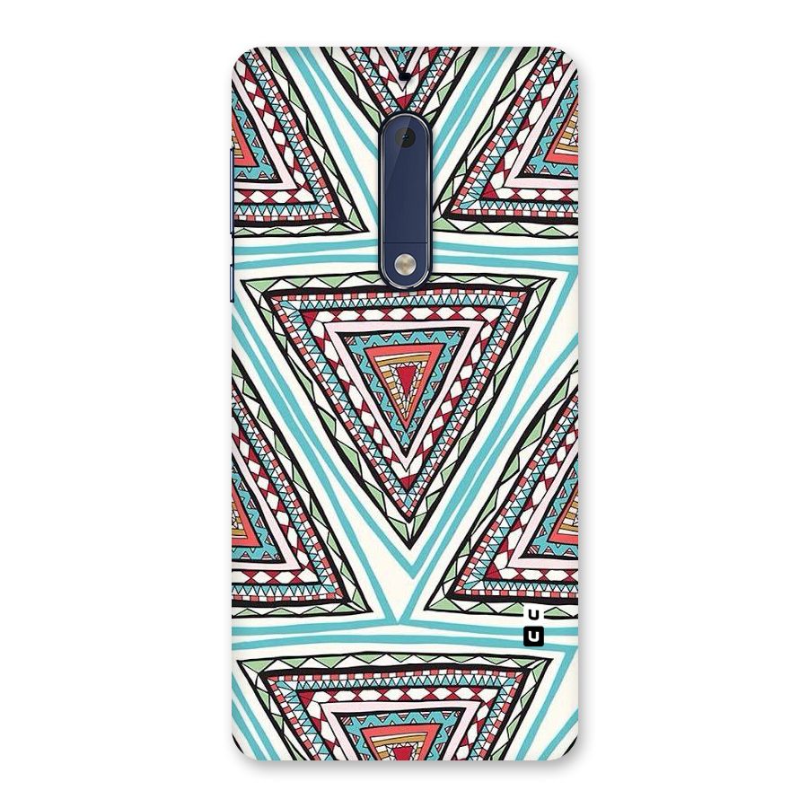 Triangle Abstract Mode Back Case for Nokia 5