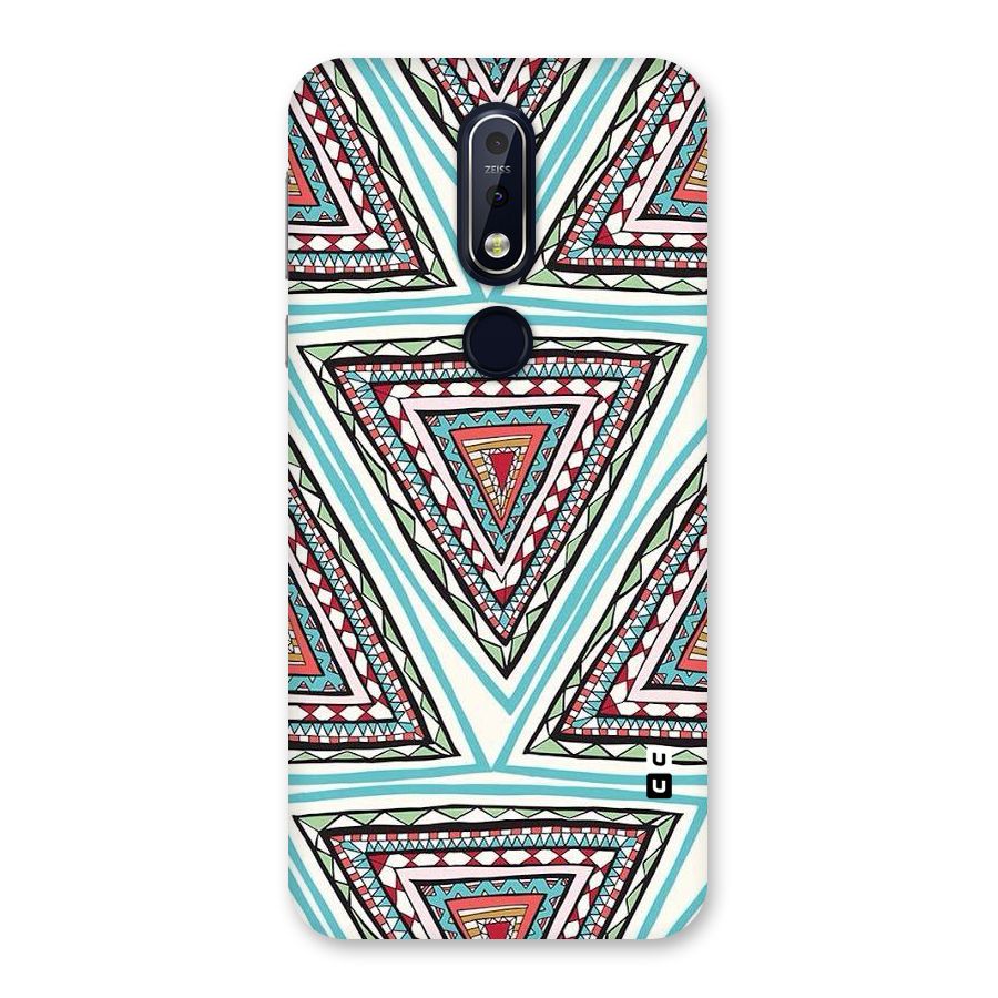 Triangle Abstract Mode Back Case for Nokia 7.1