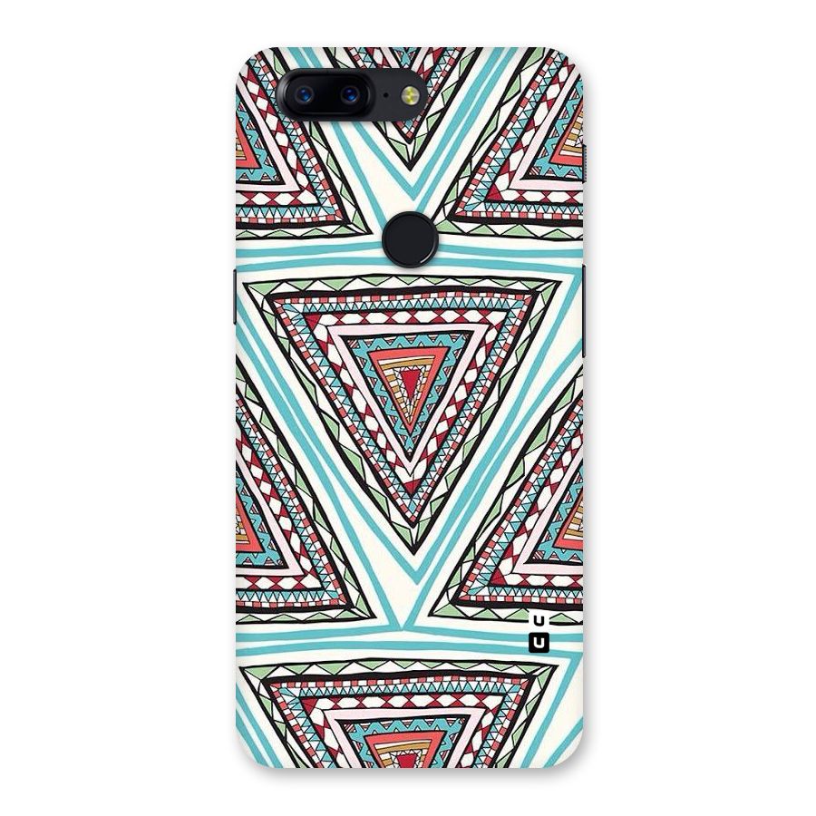 Triangle Abstract Mode Back Case for OnePlus 5T