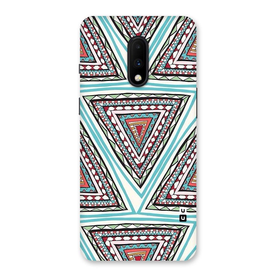 Triangle Abstract Mode Back Case for OnePlus 7
