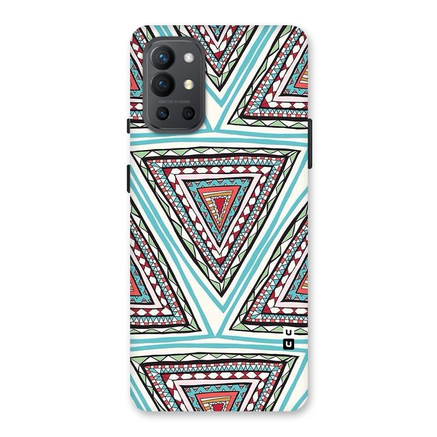 Triangle Abstract Mode Back Case for OnePlus 9R