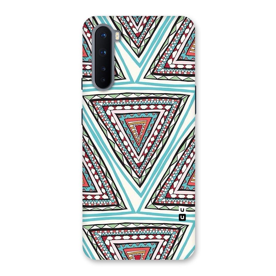 Triangle Abstract Mode Back Case for OnePlus Nord