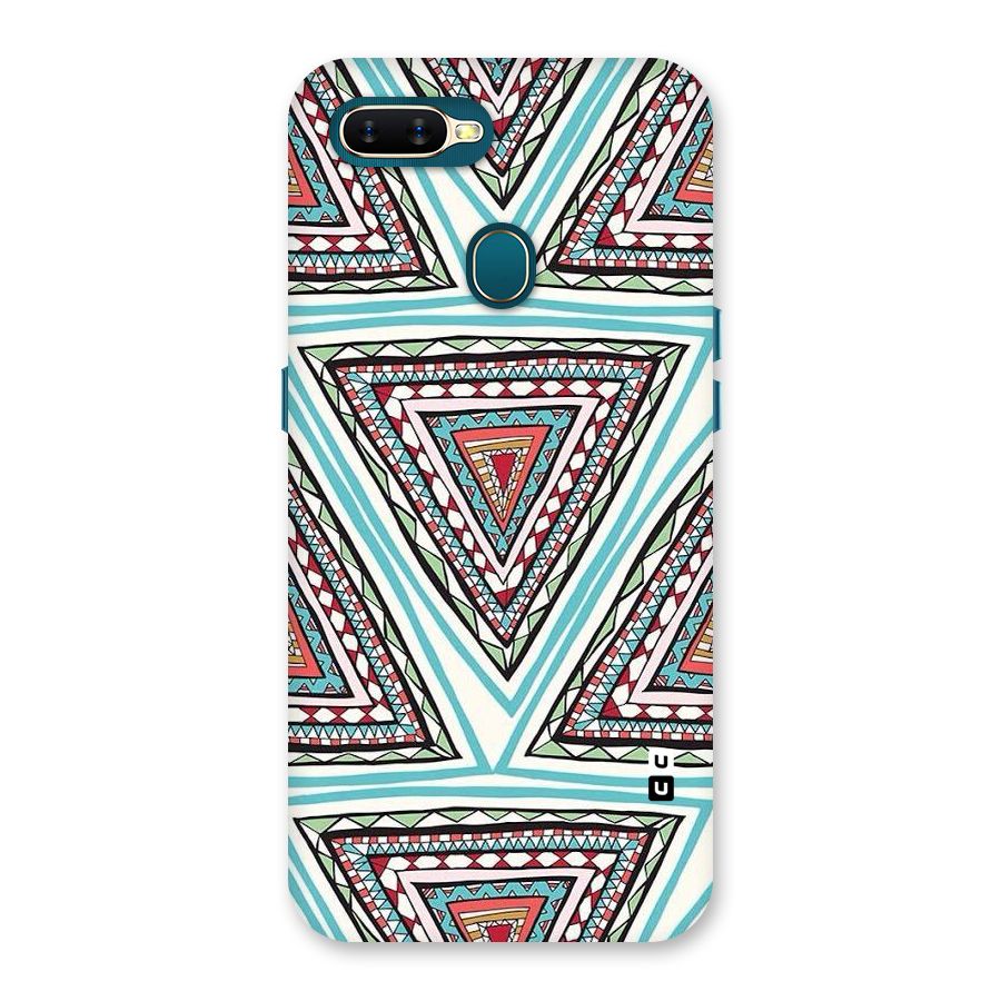 Triangle Abstract Mode Back Case for Oppo A11k