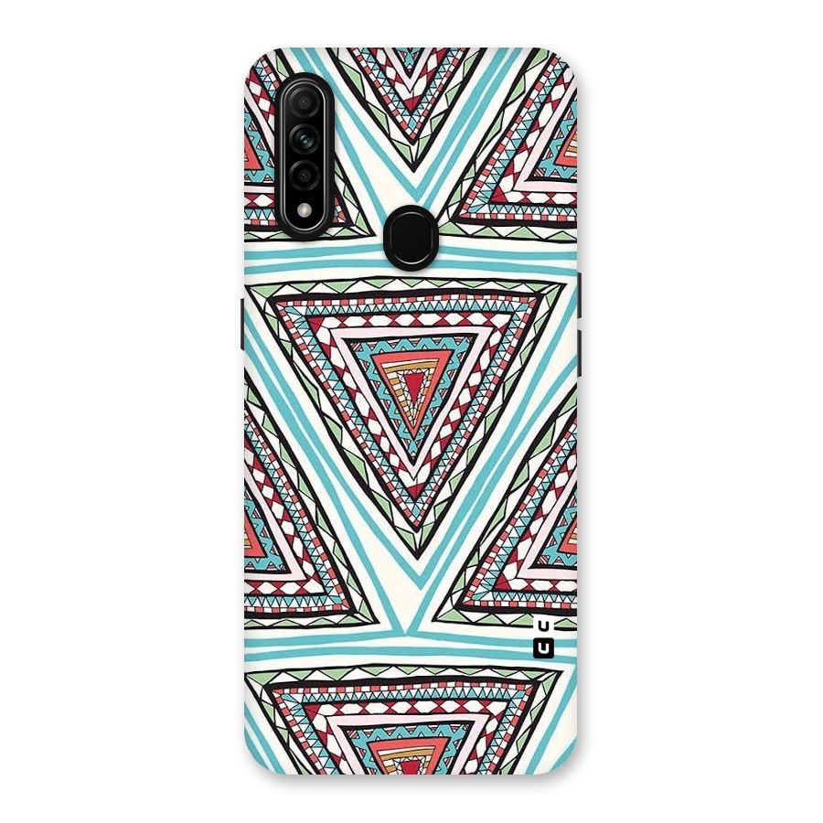 Triangle Abstract Mode Back Case for Oppo A31