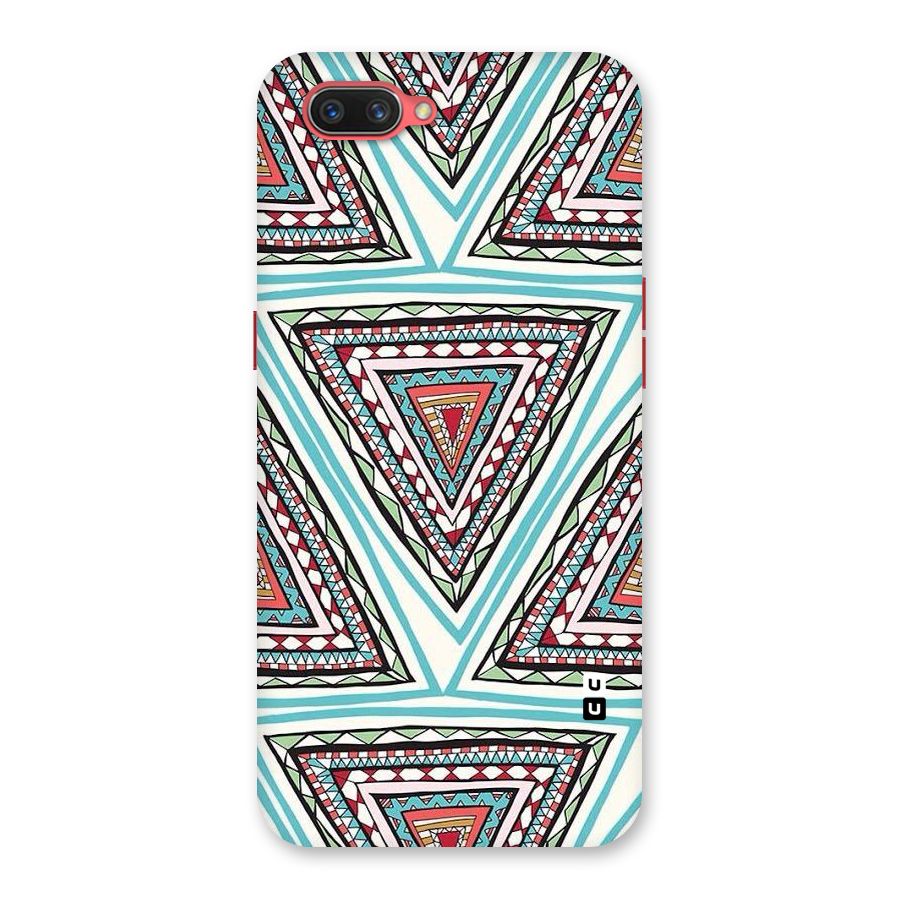 Triangle Abstract Mode Back Case for Oppo A3s
