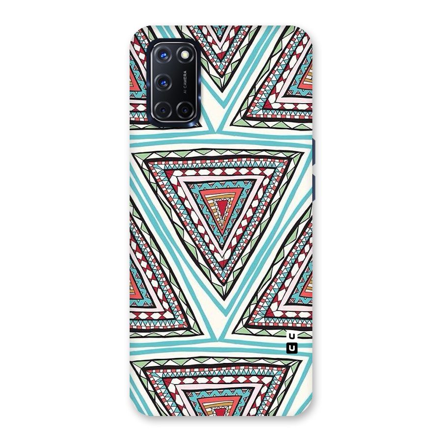 Triangle Abstract Mode Back Case for Oppo A52