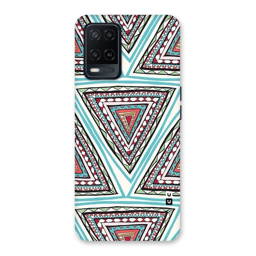 Triangle Abstract Mode Back Case for Oppo A54