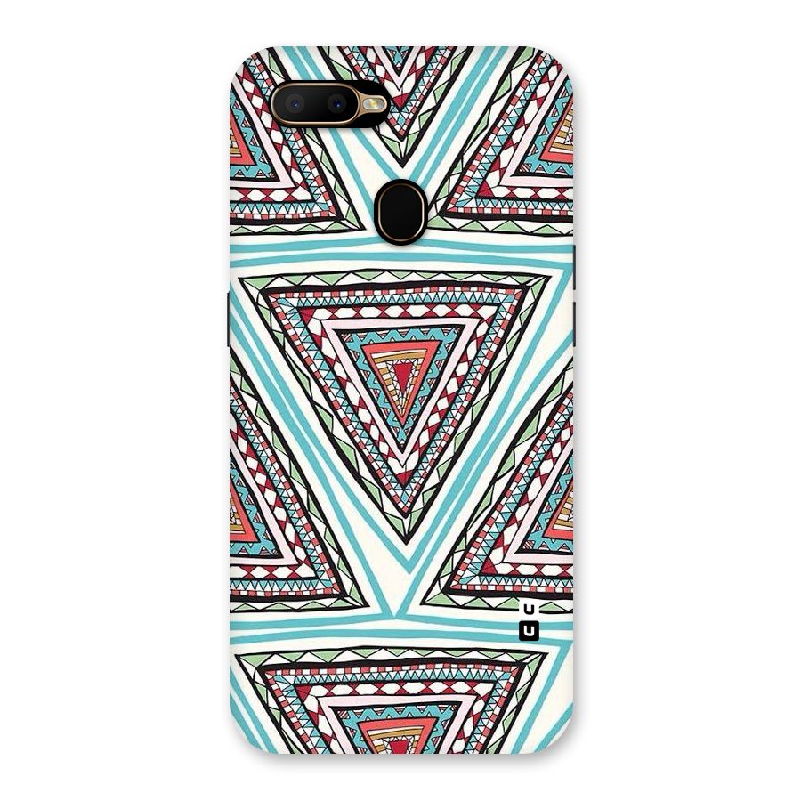 Triangle Abstract Mode Back Case for Oppo A5s